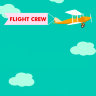 Обложка Flight crew cartoon для паспорта / автодокументов