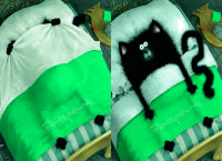 Обложка Спящий кот для паспорта / автодокументов