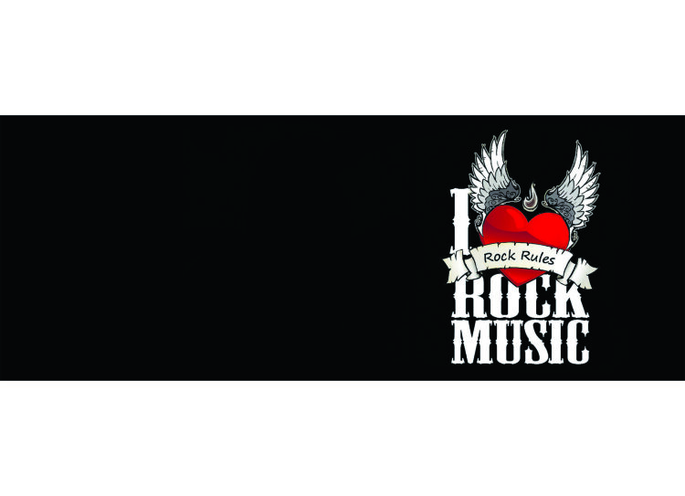 Обложка Rock music для студенческого билета