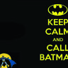 Обложка keep calm Batman для паспорта / автодокументов