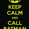 Обложка keep calm Batman для паспорта / автодокументов