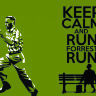 Обложка Keep Calm and Forrest RUN для паспорта / автодокументов