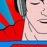 Обложка Super Man music для паспорта / автодокументов