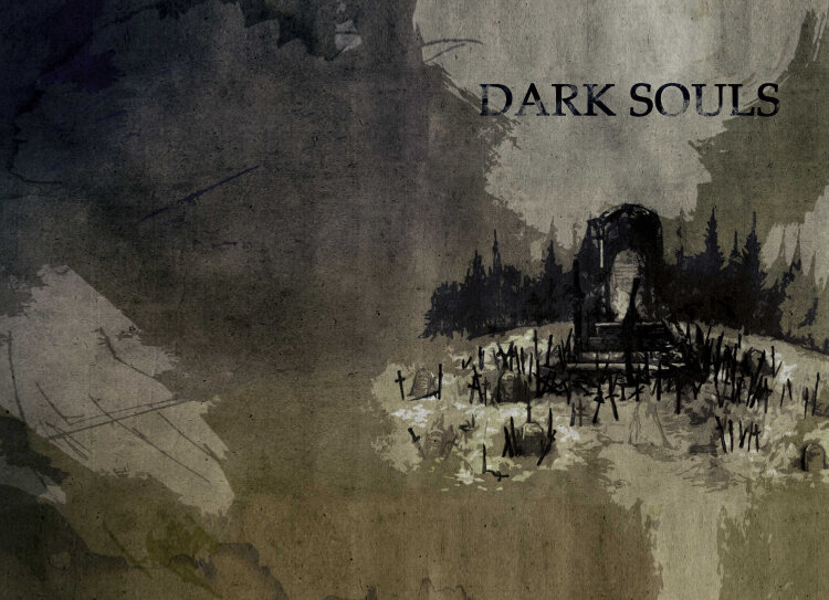 Обложка Dark Souls v6 для паспорта / автодокументов