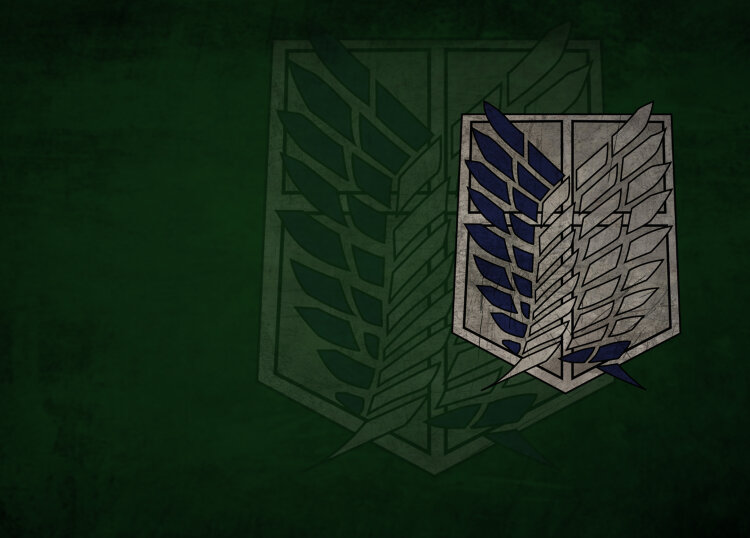 Обложка Атака титанов лого для паспорта / автодокументов