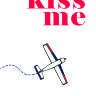 Обложка Kiss me before flight red для паспорта / автодокументов
