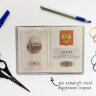 Обложка Ван Гог Кафе для паспорта / автодокументов