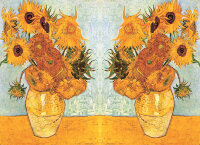 Обложка Ван Гог Подсолнух для паспорта / автодокументов