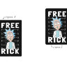 Карта тройка с картинкой Free Rick