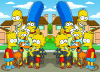 Обложка The Simpsons family для паспорта / автодокументов