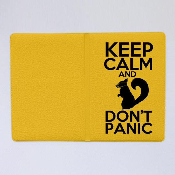 Кардхолдер Keep Calm Dont panic для 2-х карт