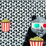 Обложка Панда в кино для паспорта / автодокументов